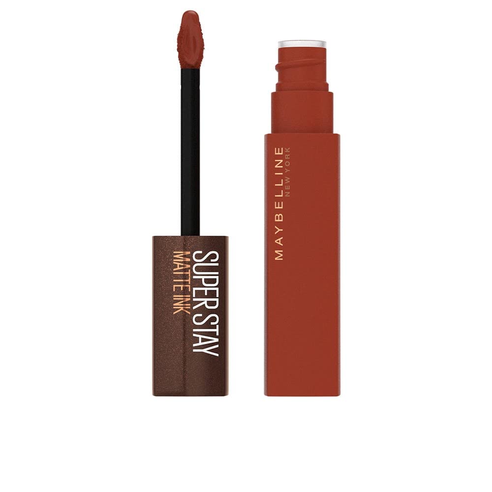 Maybelline New York Lipstick, Super Stay Matte Ink Coffee, Liquid, Matte and Long-Lasting, No. 270 Cocoa Connoisseur, 5 ml