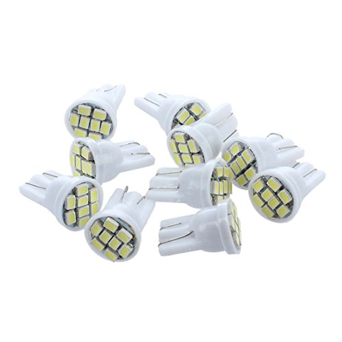 MCMILEE 10X Bombilla 8 LED T10 Coche Luz Lampara Pa W5W 158 168 193 901