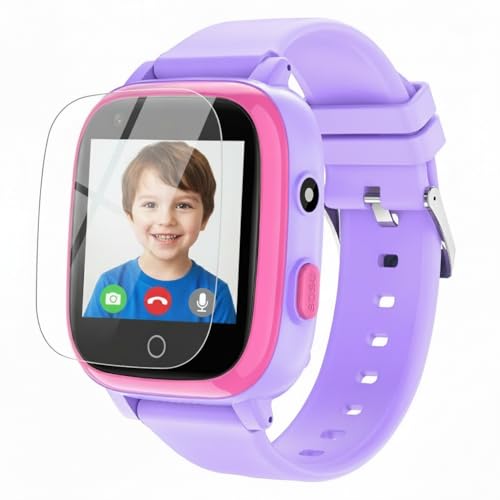 cjc 4G Smart Watch for Kids with GPS Tracker, Globally Applicable, Texting and Calling, Kids Watch for Ages 4-12 - Includes Video Call, Chat, SOS Alerts, App - Fun & Educational Birthday Gift Idea
