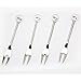 Godinger 91403 Cocktail Forks Numbered - Set of 4