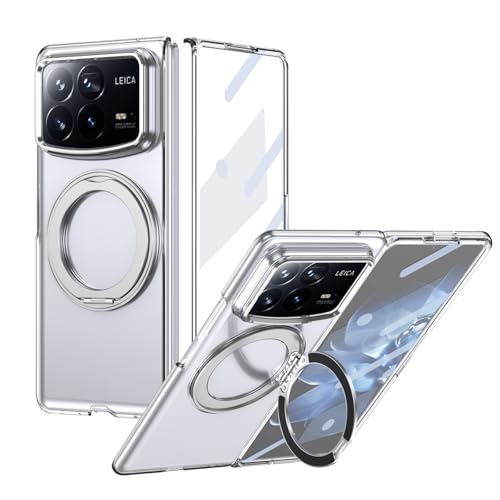 Coque pour Xiaomi Mix Fold 4 avec film écran protection antichoc et anneau arrière