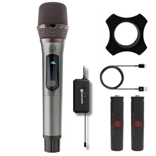 DIGIMORE Wireless Microphone for Singing | 6Hrs Battery | 160ft Range | Type-C Charging | 2400 MHz...