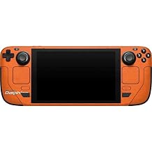 Skinit Gaming Decal Skin Compatible with Steam Deck Handheld Gaming Computer - Officially Licensed NFL Miami Dolphins Distressed- Orange Design