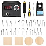 Wood Burning Kit,Wood Burning Tool,Wood Burner Tool,Wood Burning Tips,Pyrography Kit, Wood Burning kit for Beginners,Wood Burning kit for Kids,Reminder for Australian Users, USE Voltage 110~127V