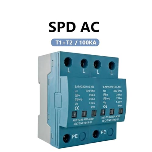 Parafoudre T1 + T2 protégeant votre cabine de distribution contre surtensions 100KA - 2