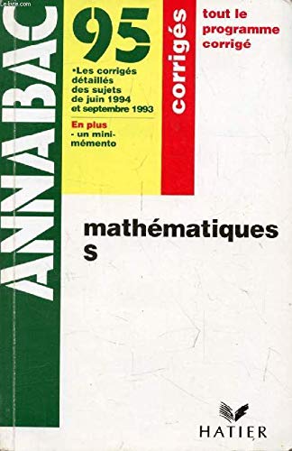 MATHS S CORRIGES 95