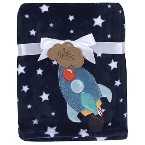 Baby Essentials Rocketship Blanket Cover