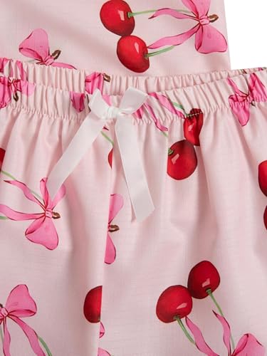 Image of Verdusa Pajamas For Women Set 2 Piece Summer Pajama Sets Cute Pjs Lounge Matching Button Shirt with Shorts