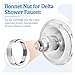 Replacement Valves Bonnet Nut Steel Bathroom Fixture Erosion Shower Mounting Tool for 1300 1400 Steel Shower Nut