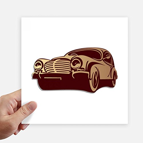 Coches clásicos pegatinas de pared rojas y vinilos decorativos de 20x20cm para portátil 2