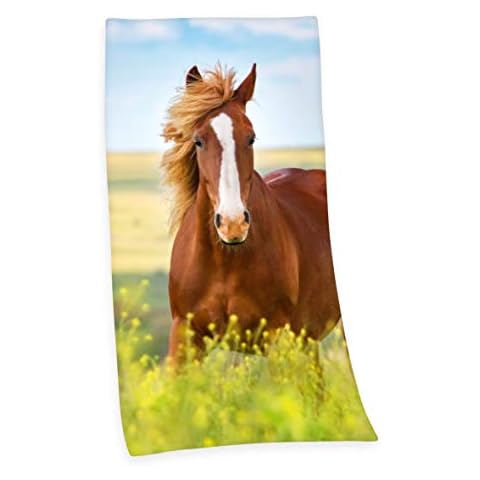 Herding Young Collection Colourful Horse Towel Cover