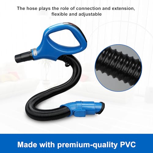 Image of ZU560 replacement hose handle for Shark Navigator Rotator Lift-Away Upright Vacuum Models ZU560 Blue, ZU561, ZU562, UV725 Gray, UV650, CU520, Repalce Part 497FFJ560