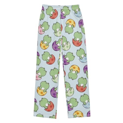 Cute Frog in Egg Boys Pants for Kids Jogger Pants with Pockets S-XL