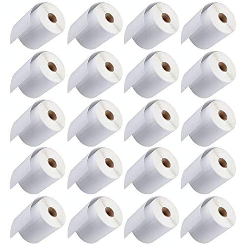 BESTEASY 4x6 Direct Thermal Shipping Labels, Total 20 Rolls with 250 Thermal Labels/Roll Shipping Mailing Postage Labels Compatible with Zebra 2844 Zp-450 Zp-500 Zp-505