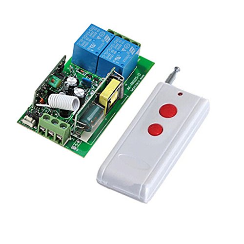 Lejin 85v ~ 250V 110V 220V 230V AC 2 Channels RF Wireless Wireless Remote Control Relay