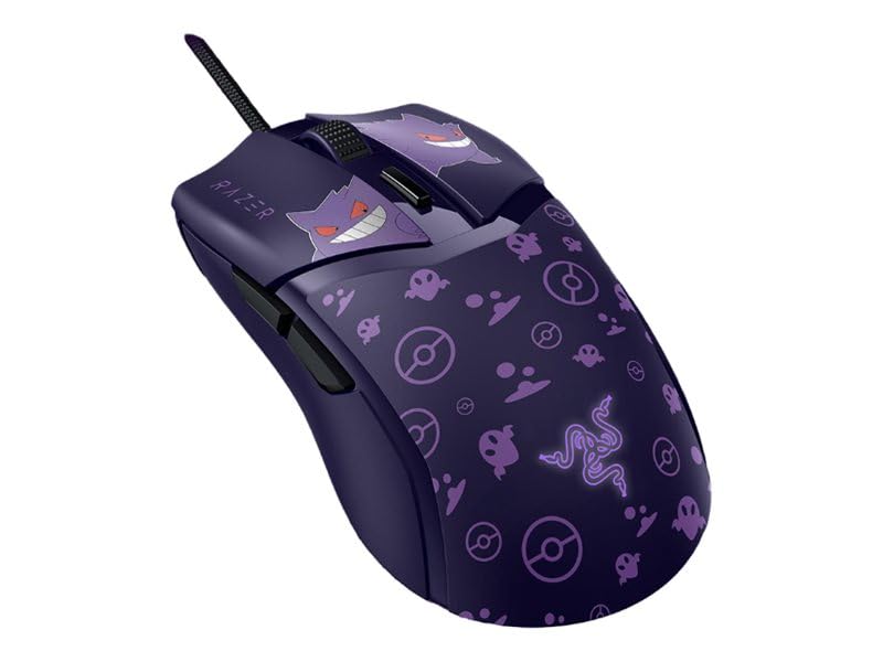 Razer Cobra Gengar Edition - Leichte kabelgebundene Gaming-Maus - 8500 DPI Sensor - 58g - optische Mausschalter 3th Gen… – Ansicht 4