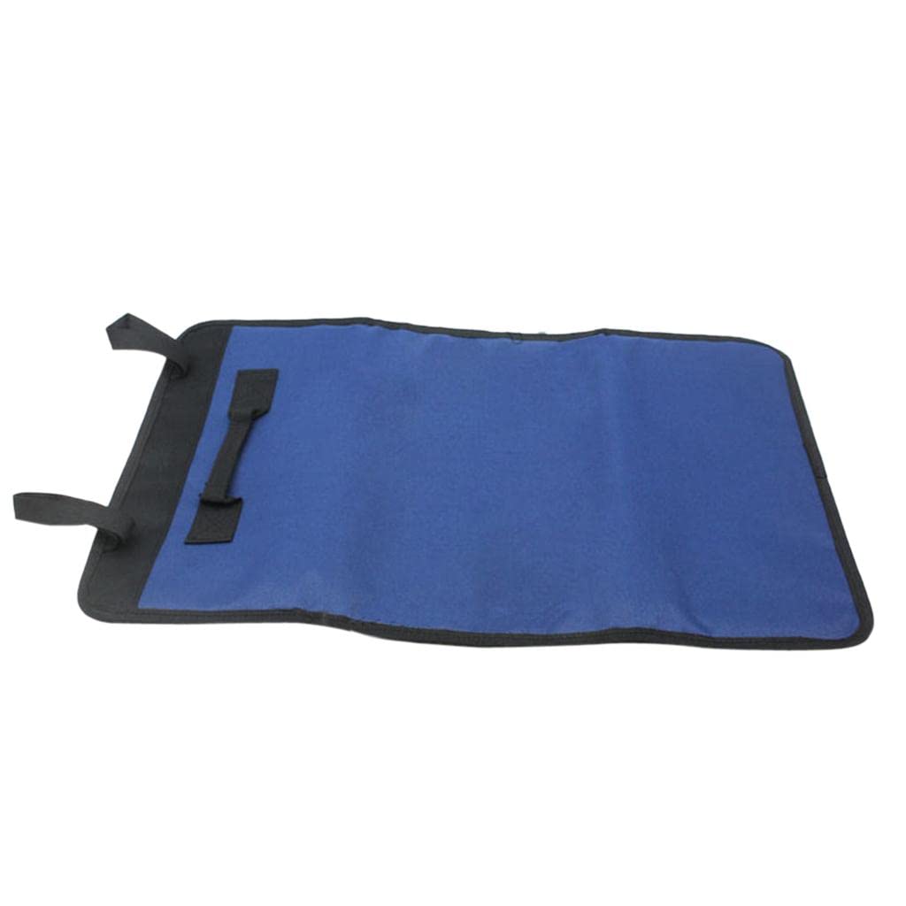 22 Pockets Hardware Tool Roll Plier Screwdriver Spanner Carry Case Bag Blue-image-29