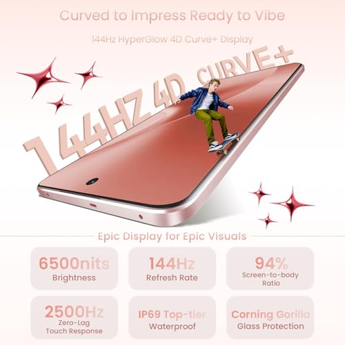 Image of realme 15 5G Smartphone 8+256GB,144Hz HyperGlow 4D Curve Display,7000mAh Battery,80W SuperVOOC,Dual 50MP 4K Cameras,Dimensity 7300+ Chipset,IP69, Pink