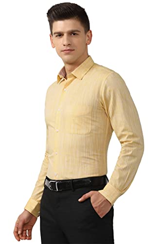 Image of Peter England Men's Textured Slim Fit Shirt