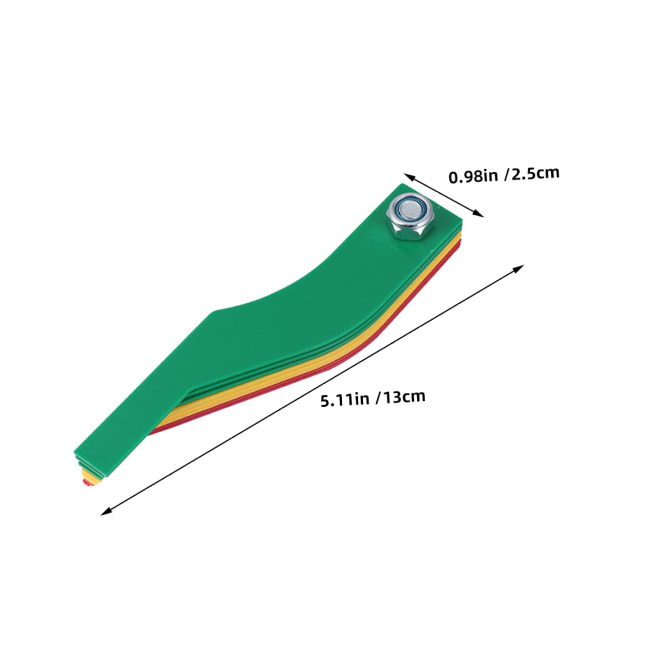 MUCKLILY 4pcs Brake Pad Thickness Gauge Set Brake Pad Wear Detection Tool User-Friendly Measuring Tool for Accurate Maintenance