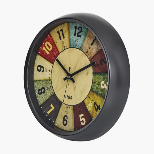 Image of Home Centre Casablanca Neo Wall Clock - 30.5cm
