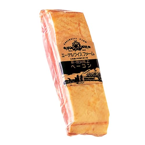 エーデルワイスファーム ベーコン 薪 炭火仕上げ スモーク ベーコンブロック (280g)のサムネイル