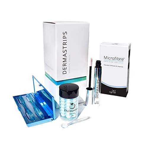 Angellift DermaStrips (Shark Tank Winner) ESSENTIAL Treatment for the Removal of Lip Wrinkles, Aging Lines, Laugh Lines and Smoker Lines around the Mouth, Lips and Cheek.