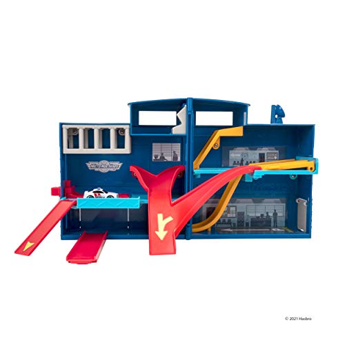 Micro Machines Micro City Police Expandable Playset - Features 1 Exclusive Mini-Vehicle - Collectible Themed Toy Cars – Tiny Vehicles, Huge World – Collect Them All - Thumbnail 3