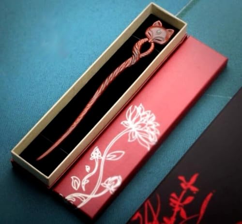 Épingle à cheveux sculptée en palissandre, pic de luxe de 19,9 cm - 2