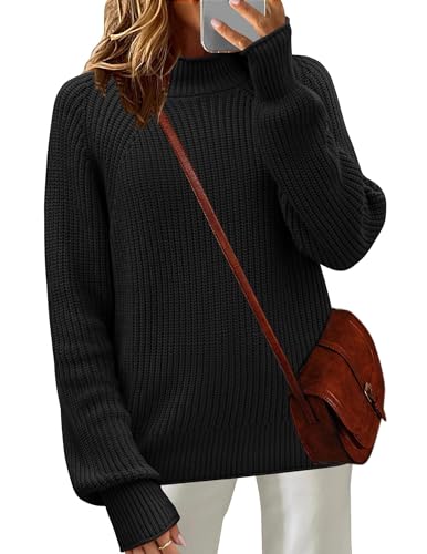 Zeagoo Women's 2025 Fall Turtleneck Sweaters...