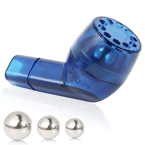 MillSTEPS Appareil d'exercice respiratoire pour Les poumons, l'expansion pulmonaire et Le Dispositif de soulagement du mu-cus (Bleu)