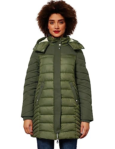 STREET ONE Damen A201719 Wintermantel, Homey Green, 38