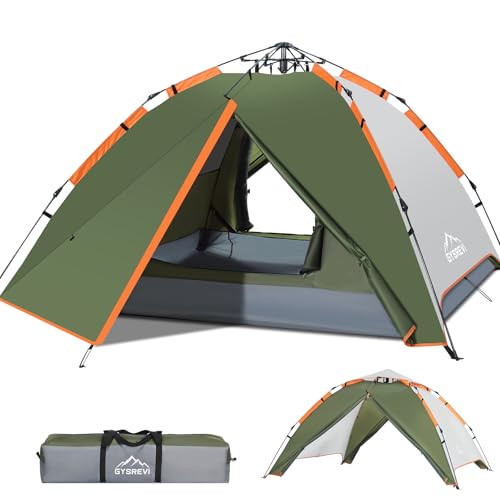 Gysrevi Camping Zelt Automatisches 3 Personen Instant Zelt Pop Up Zelt