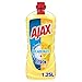 Ajax Bicarbonate et Citron Nettoyant Ménager Boost, Sol et Multi-Surfaces, 1.25 Litre, Jaune