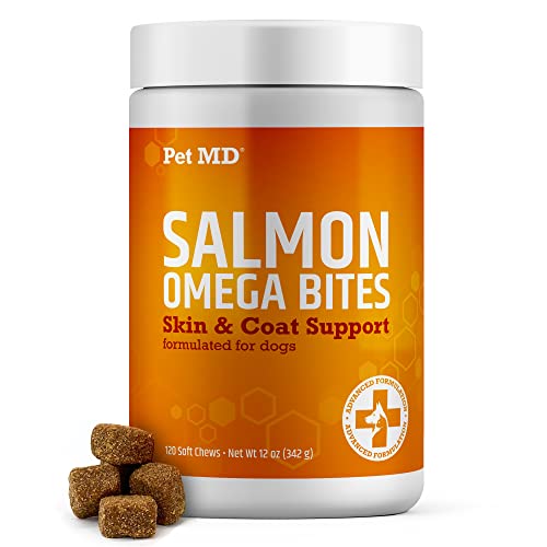 Pet Md Salmon Oil Omega 3 for Dogs  Advanced Allergy  Itch Relief for Dogs  Omega 3  6 Epa  Dha Fish Oil Omega 3 Soft Chews  120 Count  Cucciolini Doodles Pet md salmon oil omega 3 for dogs  advanced allergy  itch relief for dogs  omega 3  6 epa  dha fish oil omega 3 soft chews  120 count   cucciolini doodles