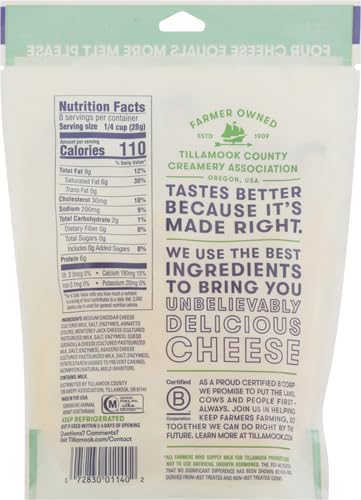 Tillamook Farmstyle Thick Cut Mexican 4 Cheese Blend Shredded Cheese thumb #2