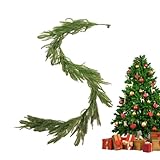 Corona Navideña para Puerta | Guirnalda de Puerta Principal para Otoño Navidad,Decoración Invernal Impermeable para Ventana Chimenea Y En Festividades