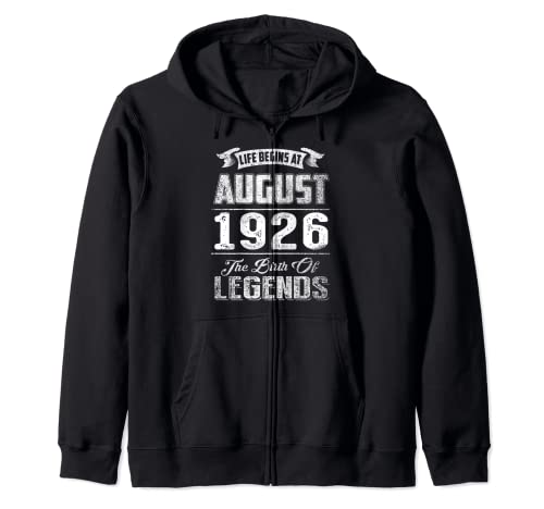 Vintag Life Begins at August 97 - Regalos de cumpleaños 97 Sudadera con Capucha