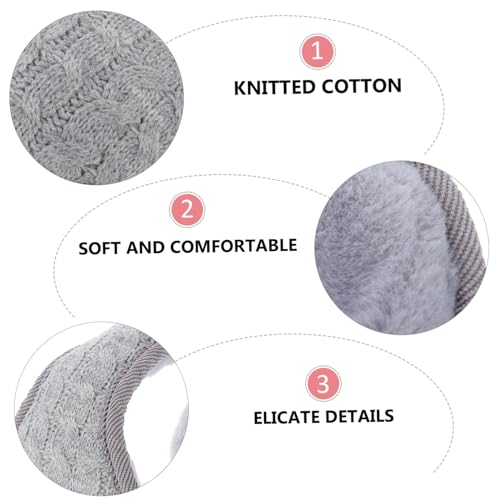 Orejeras plegables de algodón SOIMISS pack de 4 piezas unisex para el invierno 5