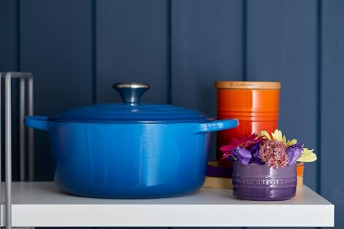 Image of Le Creuset- Evo Round Casserole 24cm. Marseille Blue