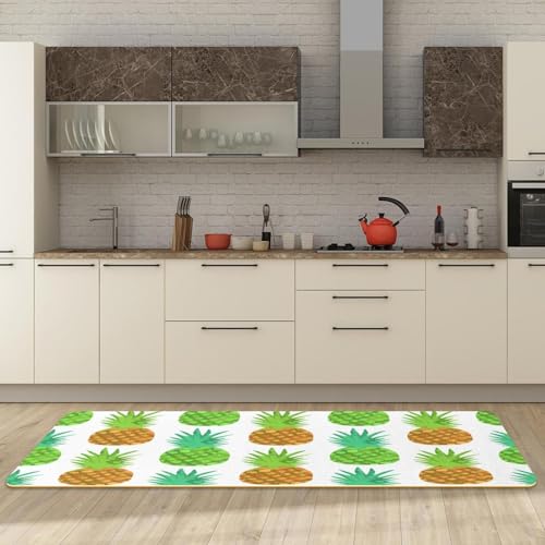 Alfombrillas de cocina antideslizantes lavables y absorbentes tapetes decorativos juego de 2 3