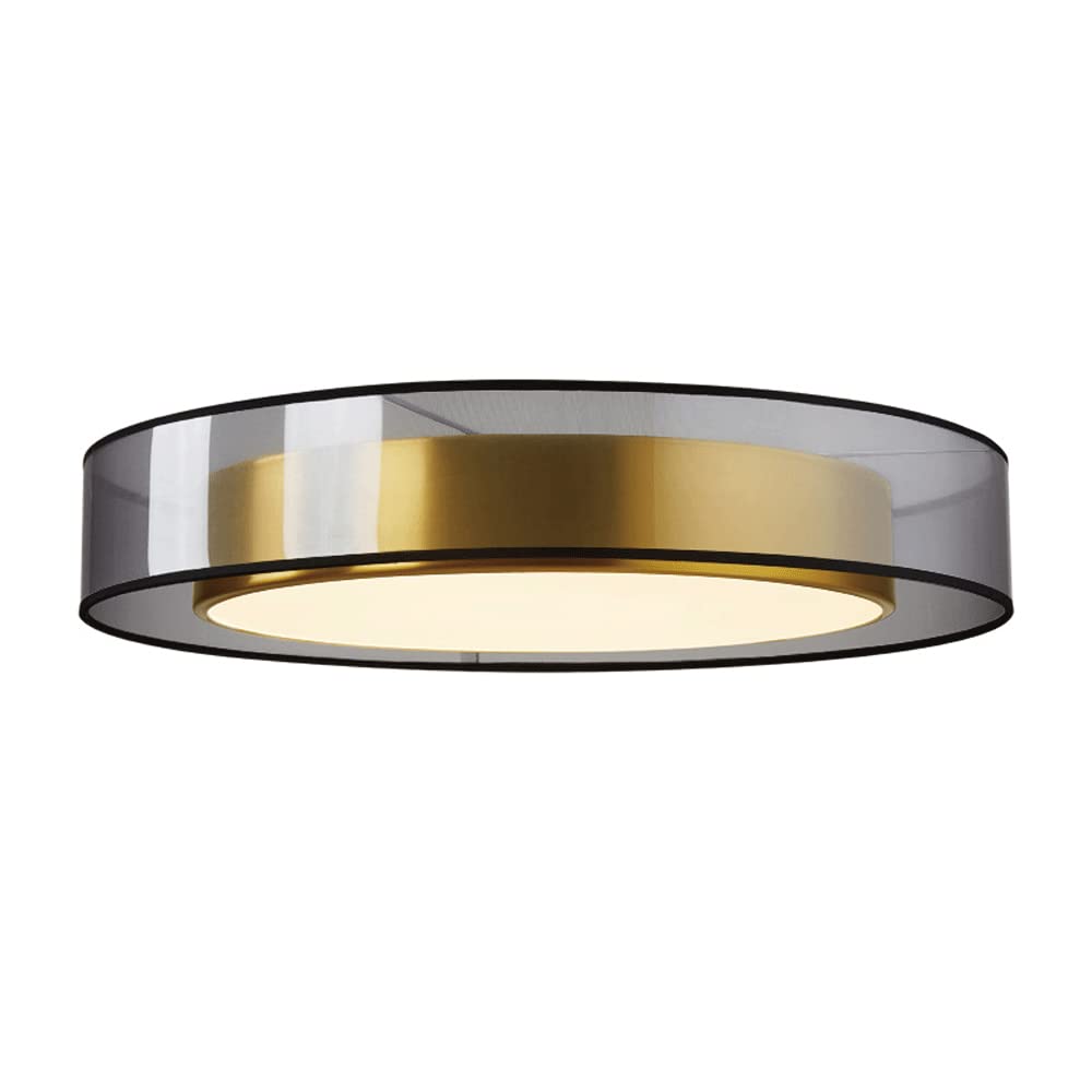 Lustre plafonnier tout en cuivre rétro haut de gamme pour chambre 50cm