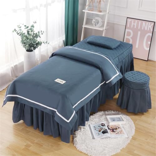 Falda de cama de masaje de microfibra para cubrir camillas de 190x80cm 2