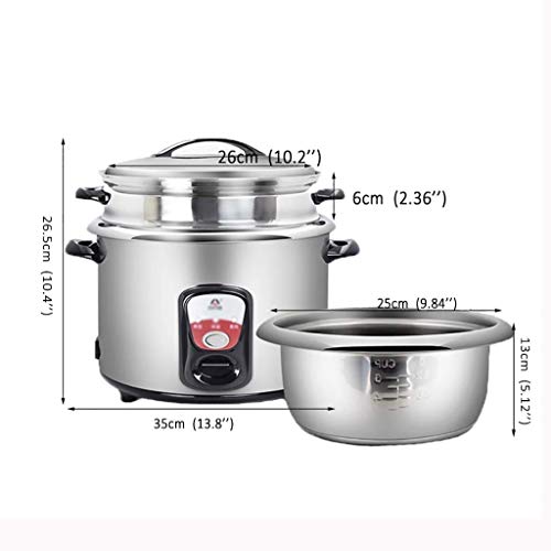 JSMY Elektroherd-Haushaltswaren Pot Style Reiskocher und Dampfgarer,CookedUncooked Rice Cooker und Food Steamer, – Bild 3
