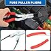 QWLWBU 4 Pack Relay Puller Pliers,Automotive Fuse Pullers Tool for Car Motorcycle Truck Boat Vehicles Battery Terminal Remover