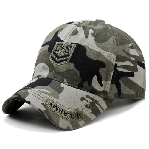 Meet-shop Gorra de Béisbol,Gorra Unisex Gorra Militar Ejército Multicam Estilo Gorras para Hombres Mujeres Caza Pesca Camping,Camuflaje