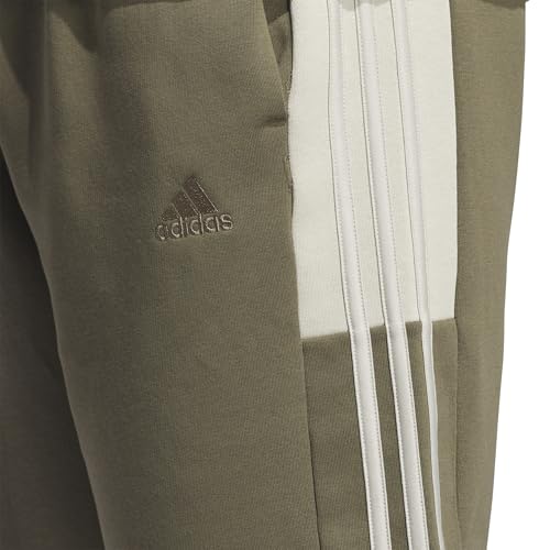adidas Mens Essentials 3-Stripes Fleece Color Block Shorts4