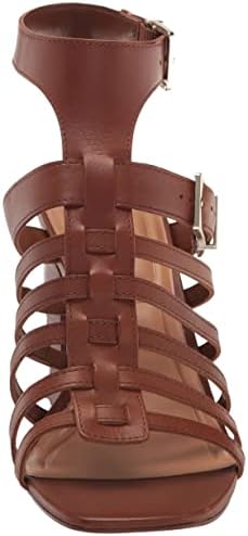 Vince Camuto Women's Hicheny Buckle High Heel Sandal Heeled, Cinnamon Bark, 6.5 | Image 1