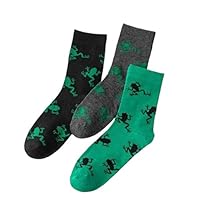 Frog Socks. 3 Pairs of Frog Socks in a box. UK Size 4-7. Frog Gift.