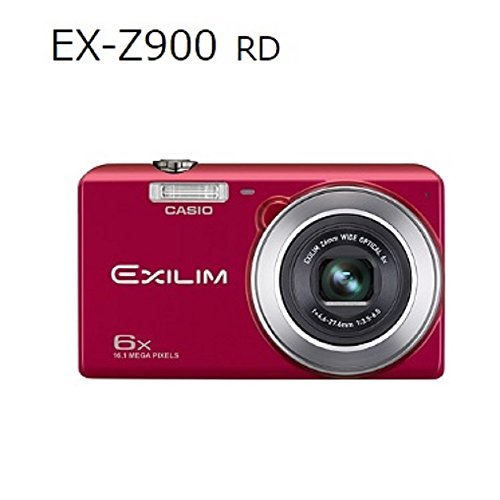 Amazon | CASIO(カシオ) デジタルカメラ EXCILIM レッド EX-Z900 RD